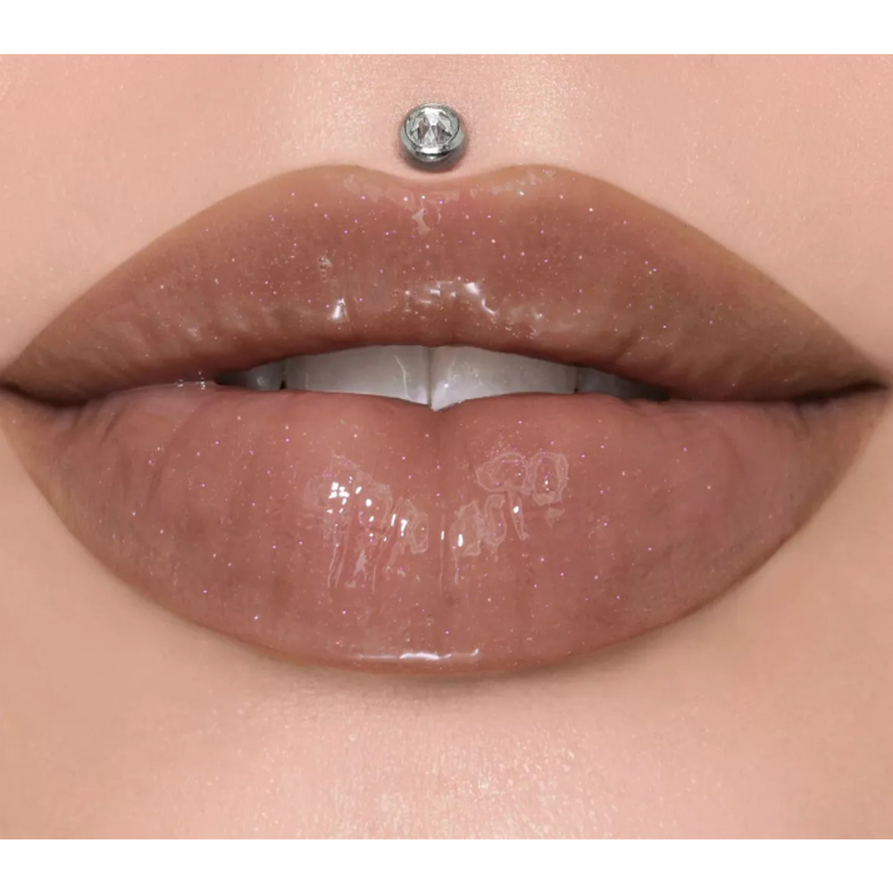 Jeffree Star The Lip Gloss Table Top Brown Tint Sheer Glitter Shimmer New